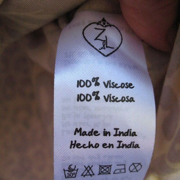 Z & L Europe Cheetah Print Tassel Boho Cover Up Top S M L XL One Size - Picture 9 of 10